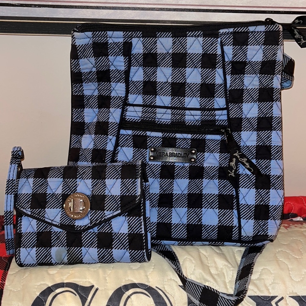 Vera Bradley purse and wallet set
